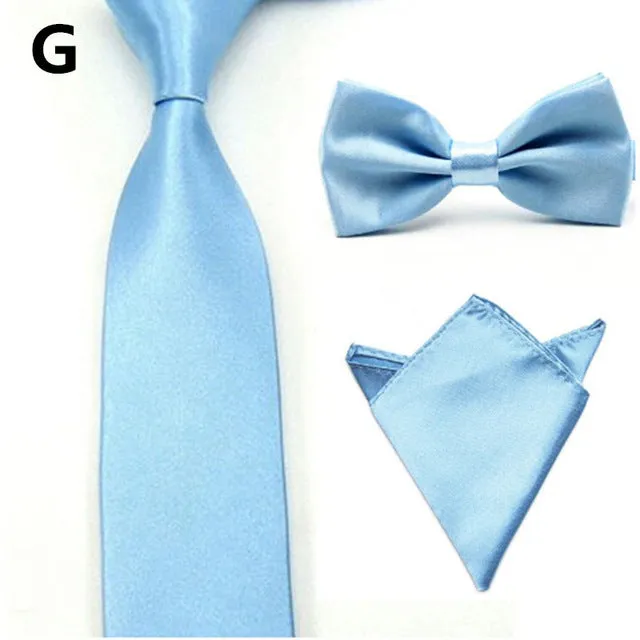 16 Colors  Men Tie Bowtie Pocket Adjustable Plain Wedding Bow Tie For Evening Party solid color Neckties butterflies GB1712171