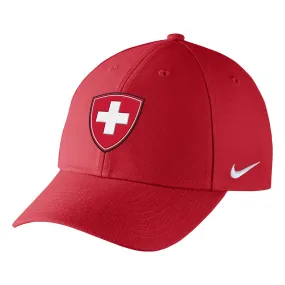 2018 Team Switzerland Hockey Nike IIHF Primary Logo Wool Classic Adjustable Cap Hat