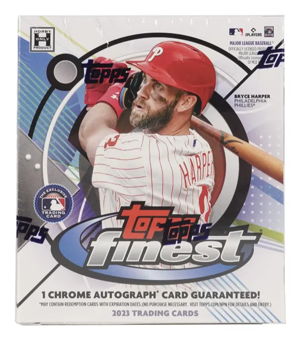 2023 Topps Finest Baseball Hobby Box 2 Mini-Boxes per Master Box, 6 Packs per Mini-Box, 5 Cards per Pack