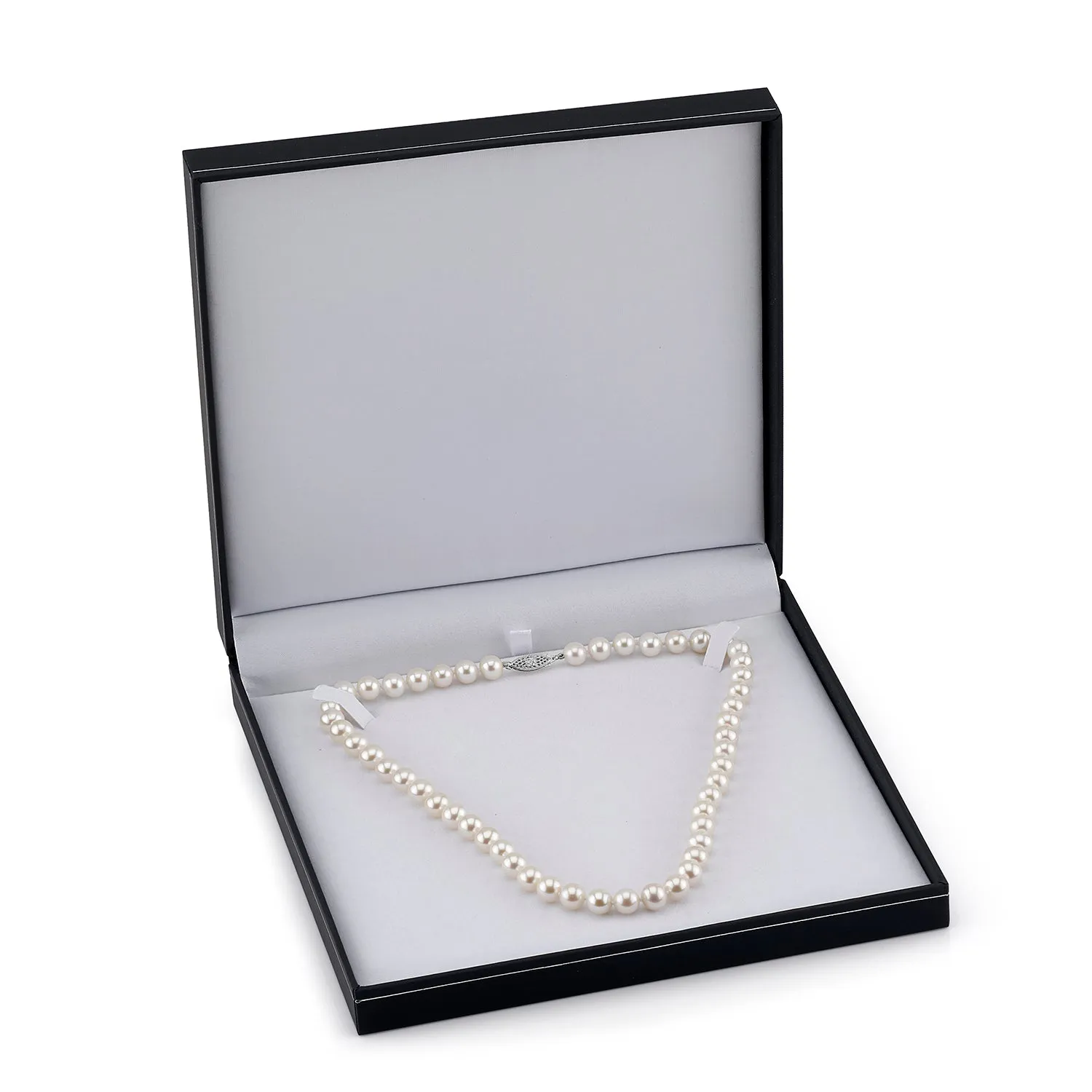 8.5-9.5mm White Freshwater Pearl Necklace - AAAA Quality