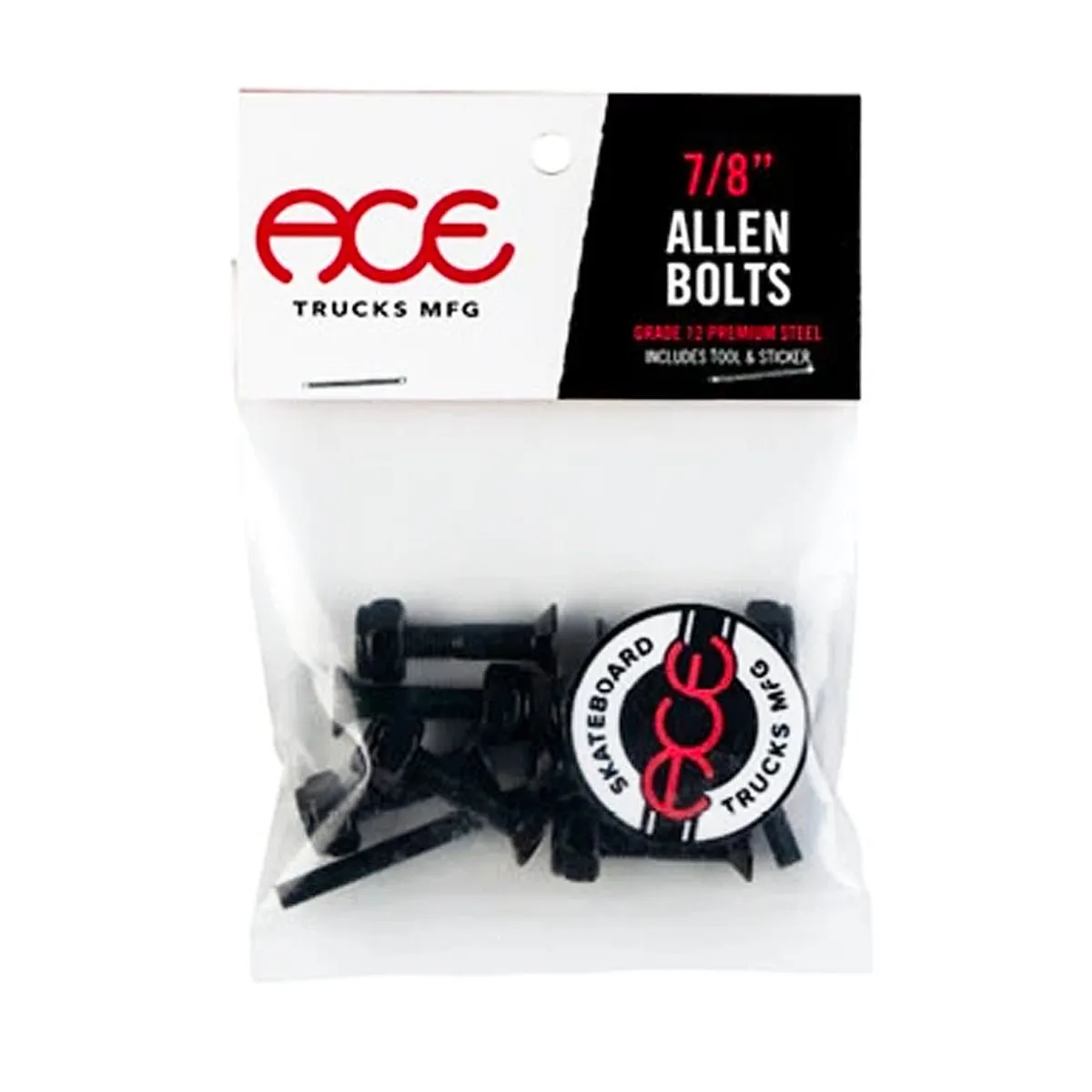 Ace - 7/8 Allen Bolts Black