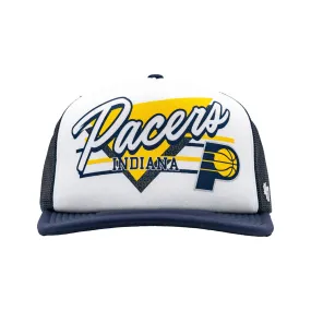 Adult Indiana Pacers Hang Out Trucker Hat in Navy by 47