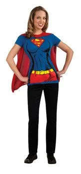 Adult Supergirl Sexy Shirt Set