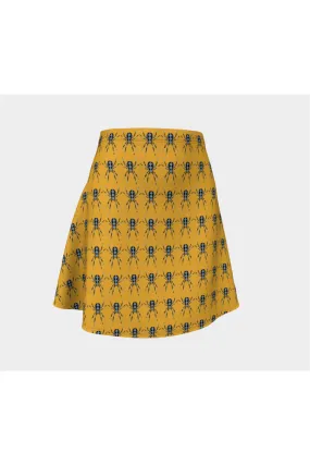 African Rain Spider Flare Skirt