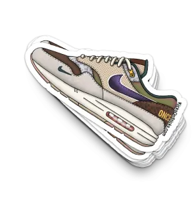 Air Max 1 "University Oregon" Sneaker Sticker