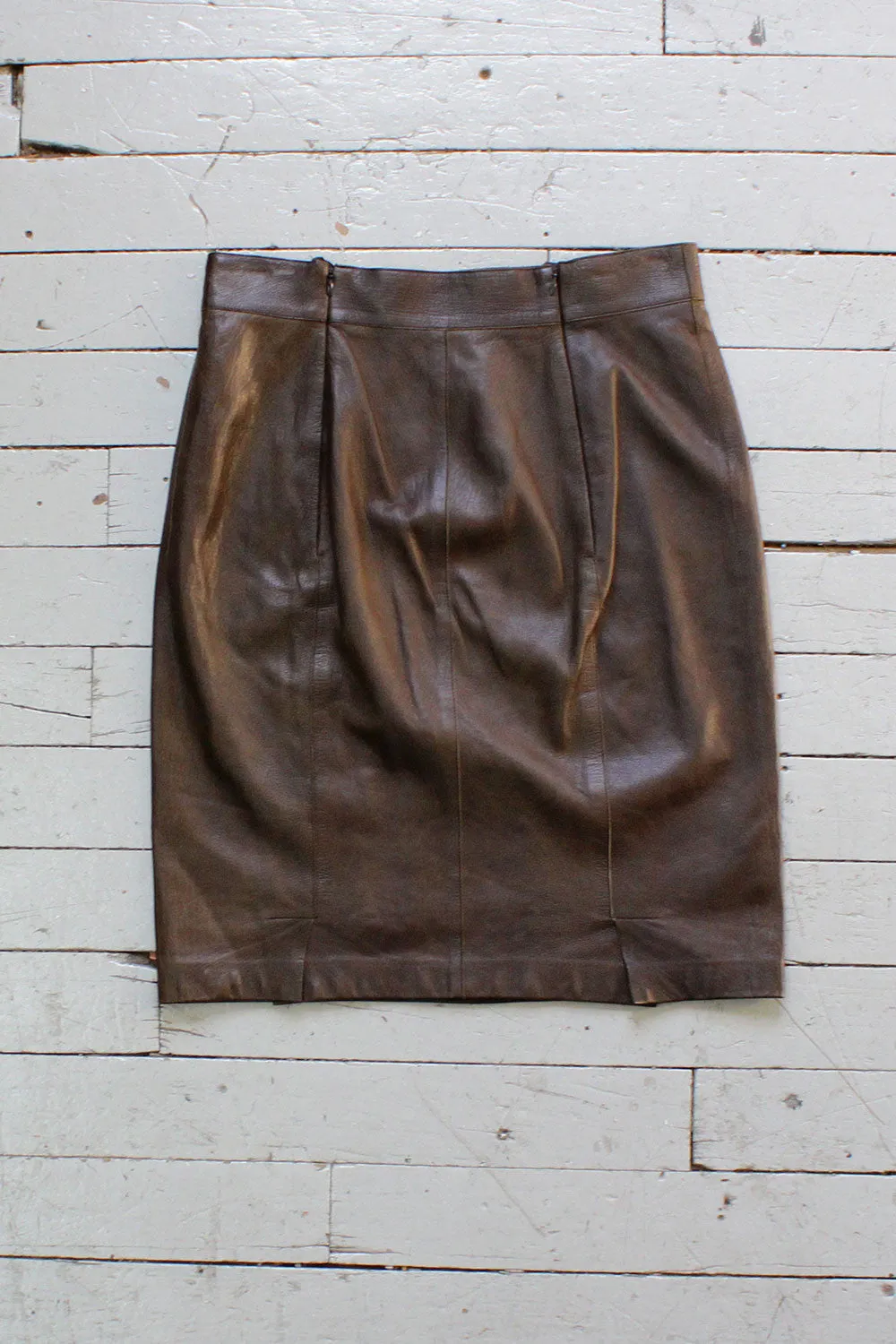 Akris Buttery Leather Skirt M