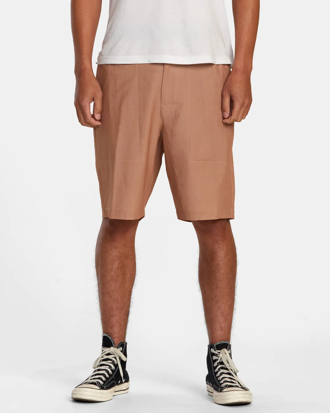 All Time Hemp Hybrid 19" Shorts - Camel