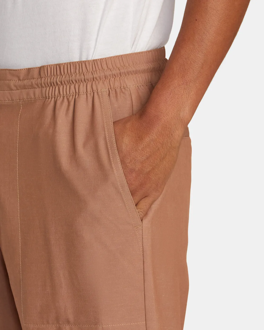 All Time Hemp Hybrid 19" Shorts - Camel