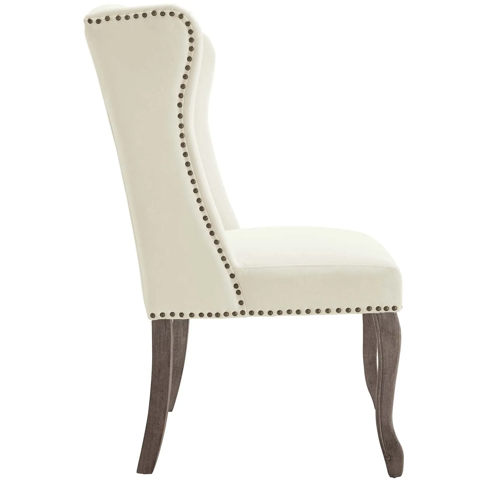 Apprise French Vintage Dining Performance Velvet Side Chair