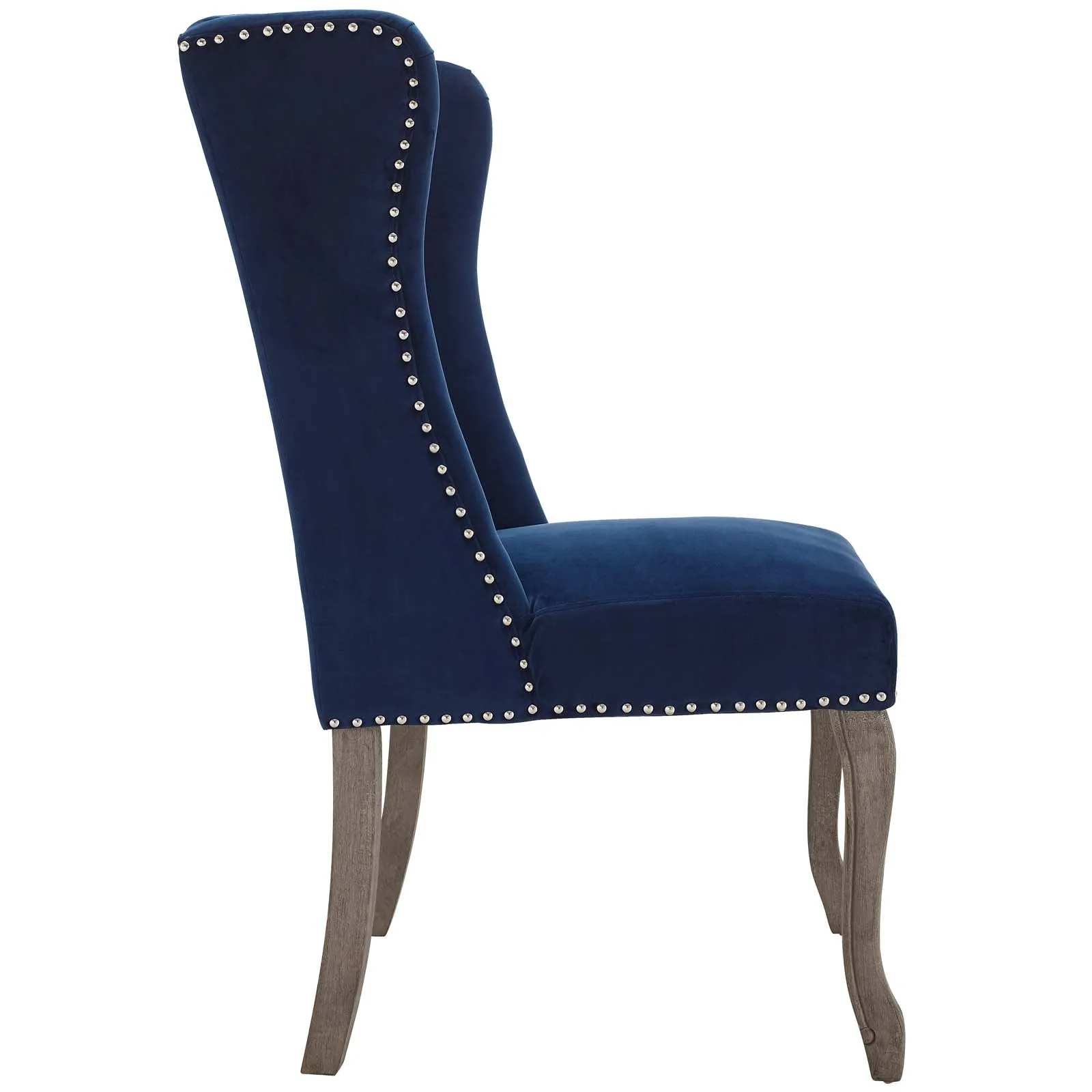 Apprise French Vintage Dining Performance Velvet Side Chair