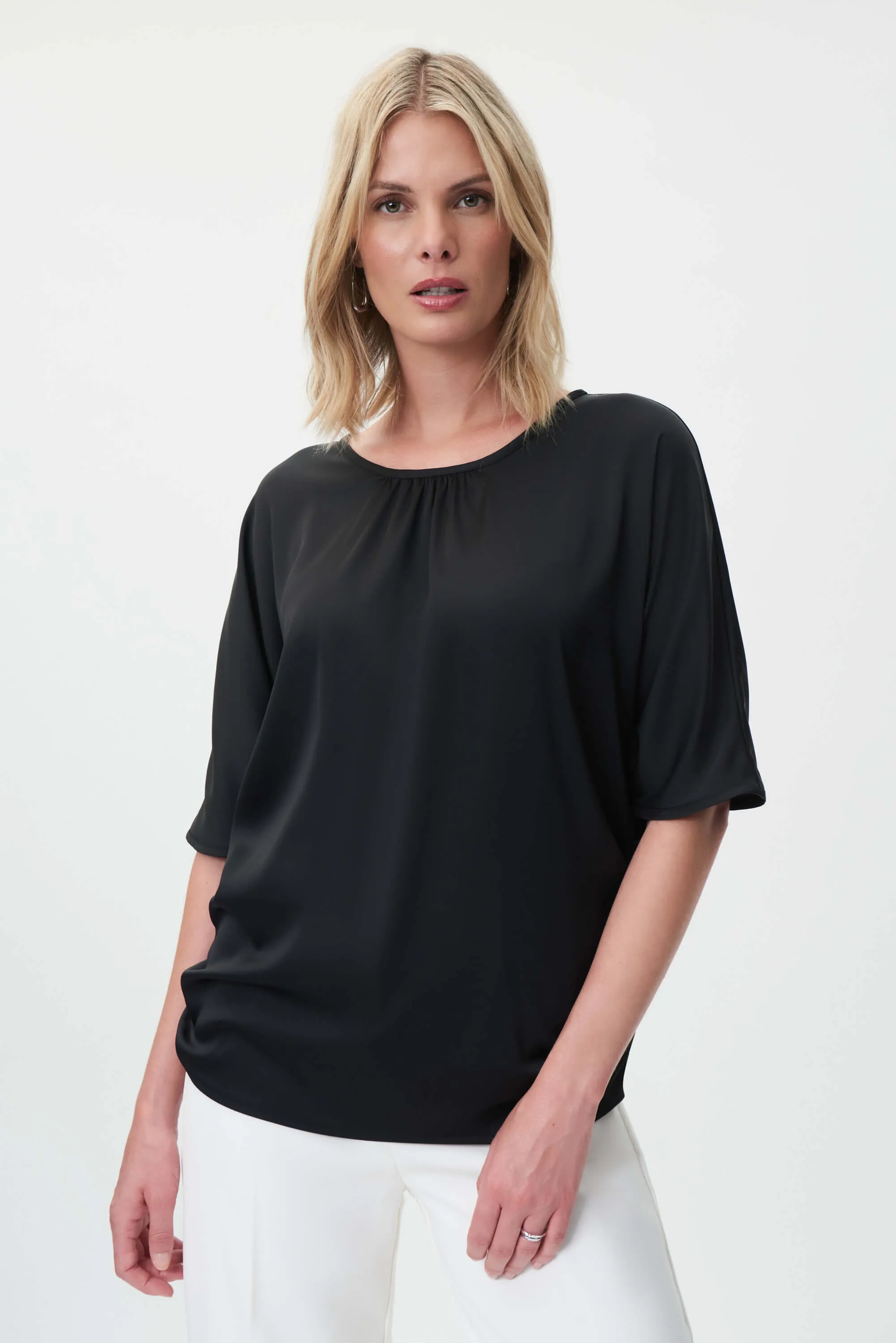 Arizona Muse Dolman Sleeve  Top - Black 232145