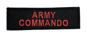 Army Commando Shoulder Patch - Velcro Back