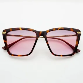 Audrey Tortoise Pink Sunglasses