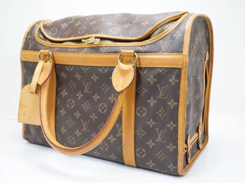 Authentic Pre-owned Louis Vuitton Monogram Sac Chien 40 Pet Carrier Bag Dog Cat M42024 150375