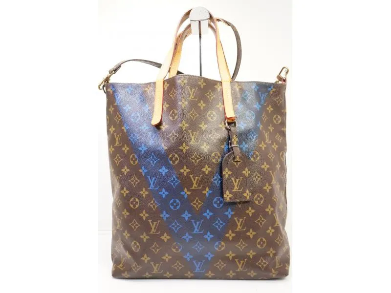 Authentic Pre-owned Louis Vuitton Monogram V Line Cabas NS Shopping 2 Way Tote Bag M50147 210773