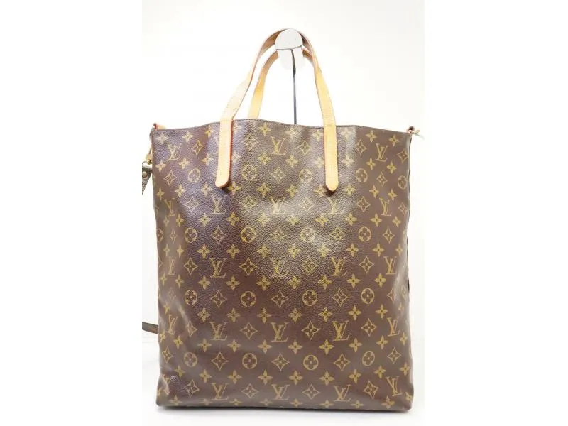 Authentic Pre-owned Louis Vuitton Monogram V Line Cabas NS Shopping 2 Way Tote Bag M50147 210773