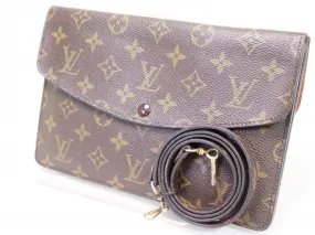 Authentic Pre-owned Louis Vuitton Monogram Vintage Pochette Double Rabat 2-way M51815 No.236 200176