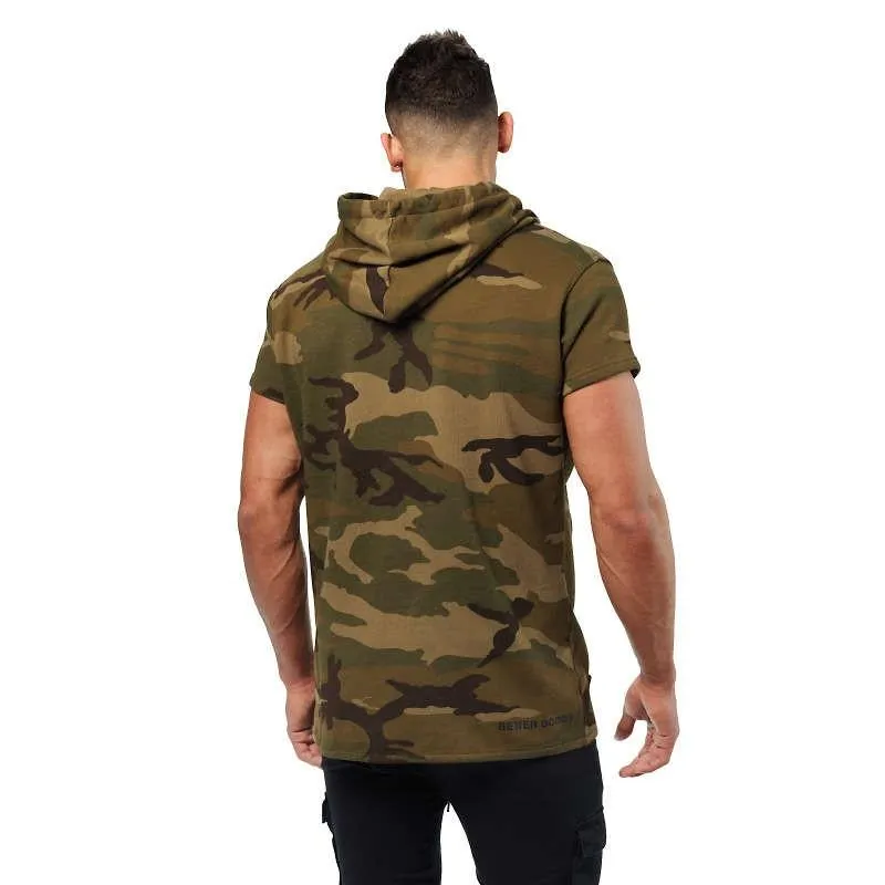 Better Bodies Bronx T-Shirt Hoodie - Military Camo