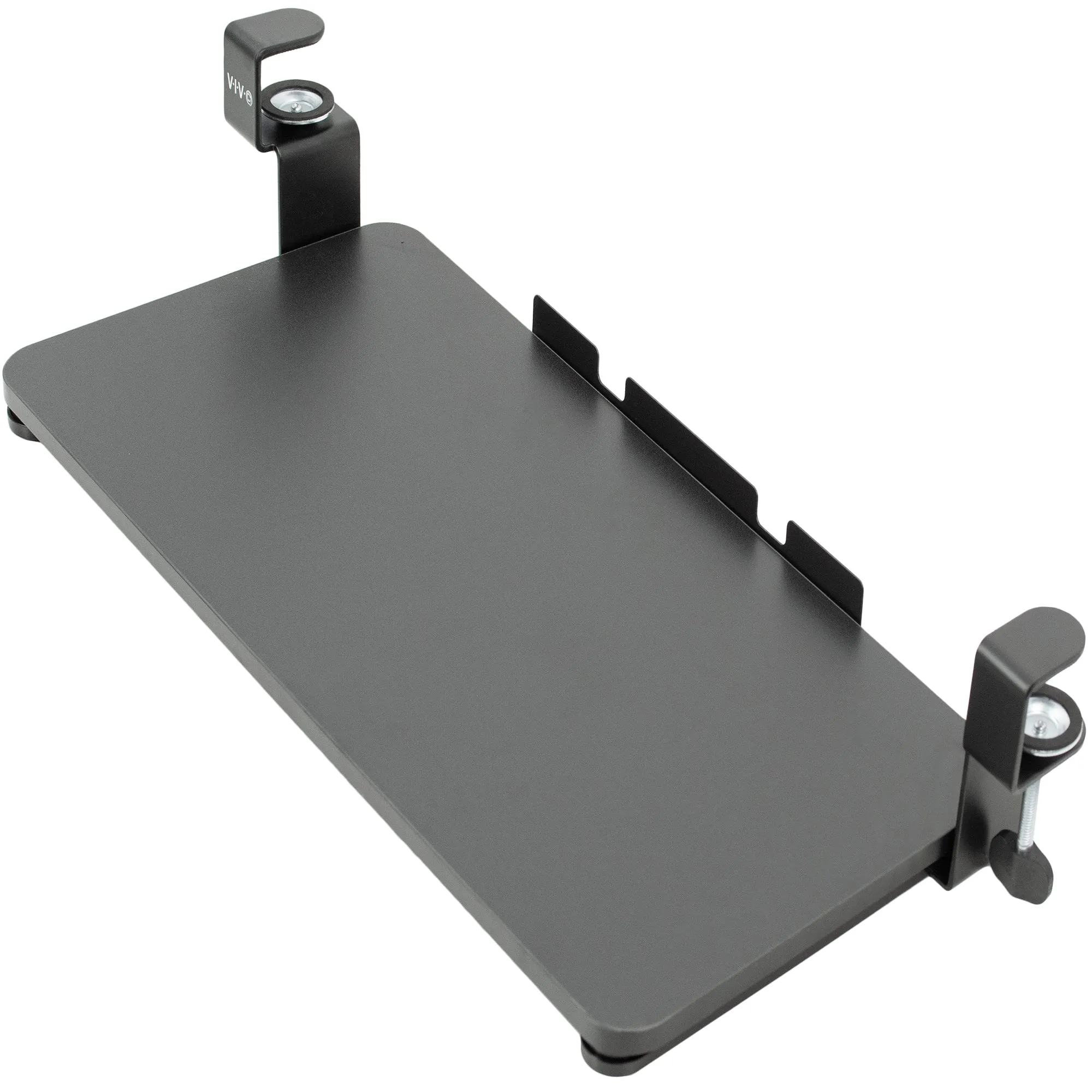 Black Clamp-on Keyboard Tray