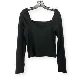 Black Top Long Sleeve Madewell, Size L