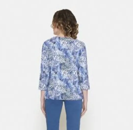 Brandtex abstract pattern print tops