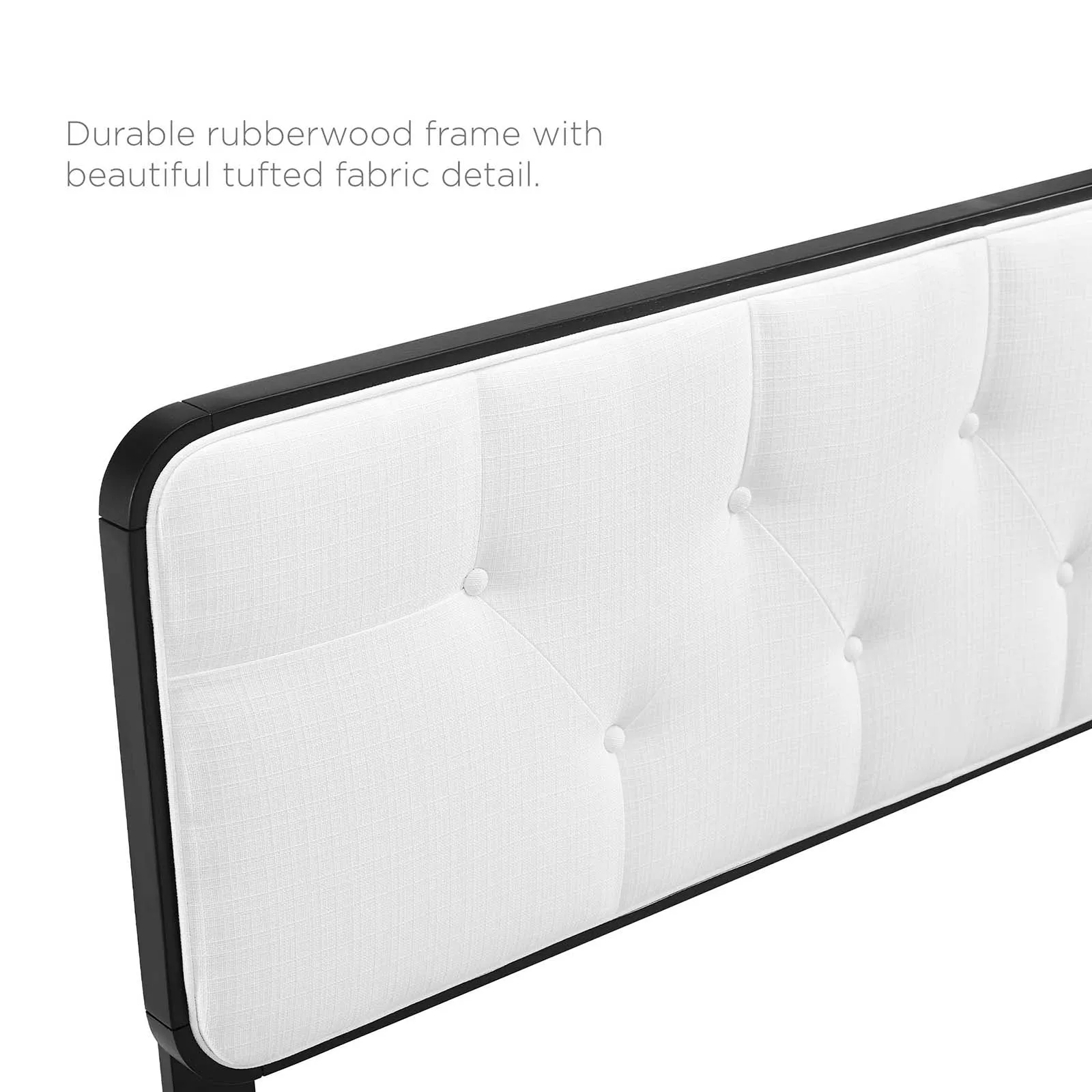 Bridgette Wood Platform Bed With Angular Frame