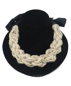 Brunello Cucinelli Twisted Raffia Necklace