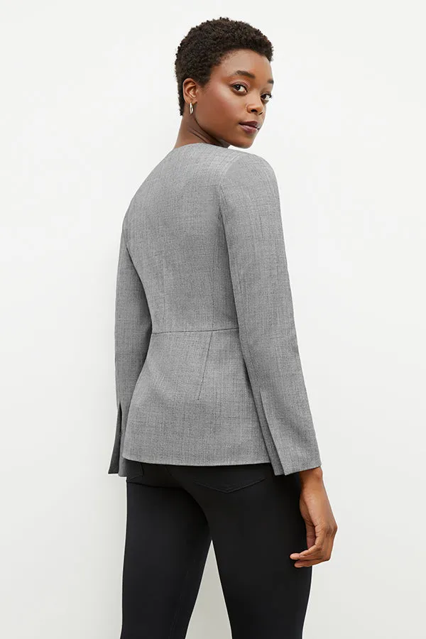 Carmen Jacket - Sharkskin :: Black / White