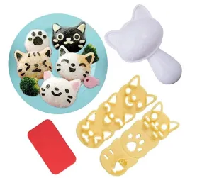 Cat Rice Mould Set