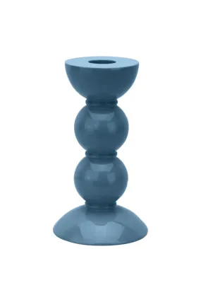 Chambray Lacquered Medium Candlestick