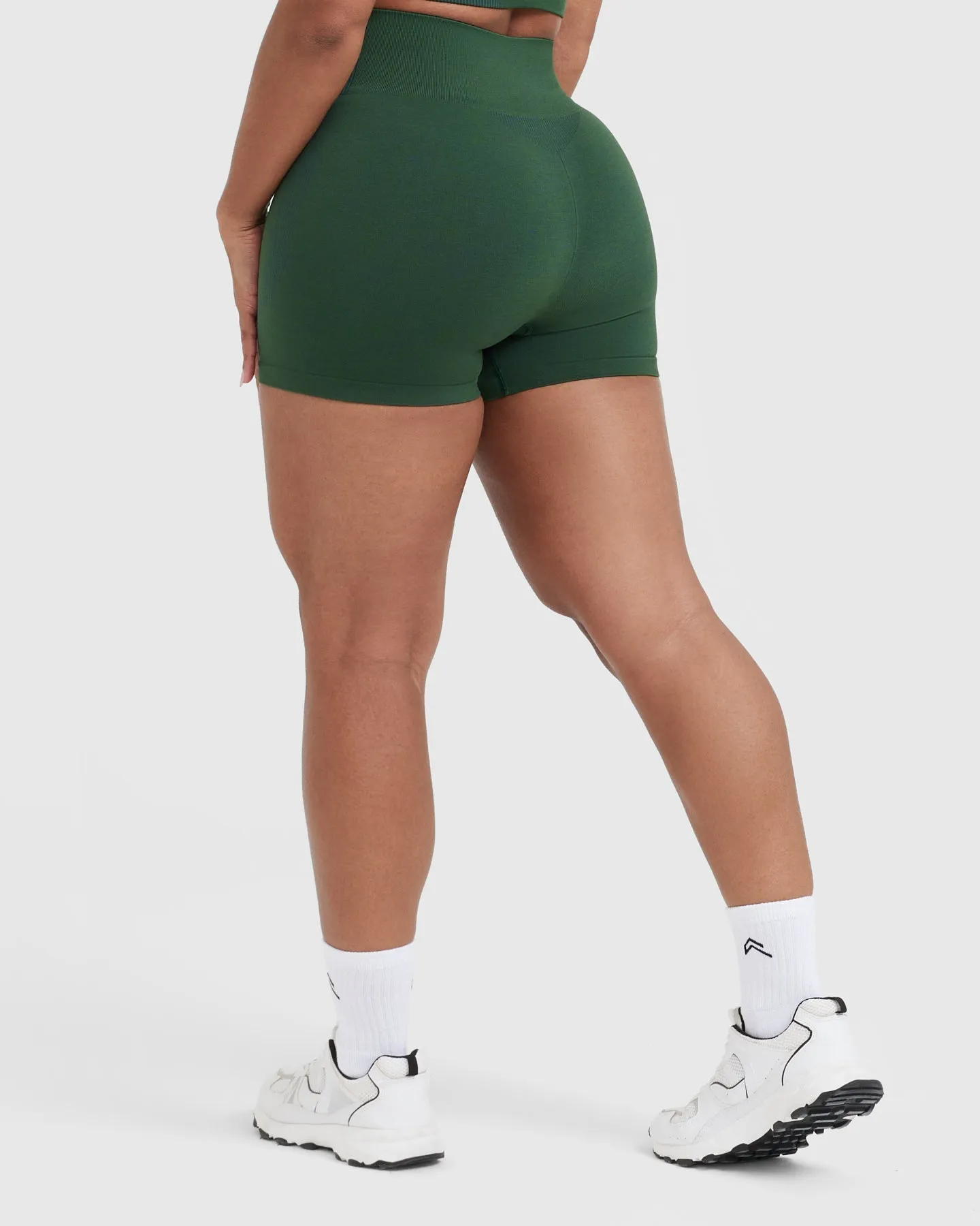 Classic Seamless 2.0 Booty Shorts | Evergreen Marl