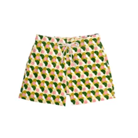 Classic Swim Shorts Green Bubblegum x Olimpia Zagnoli