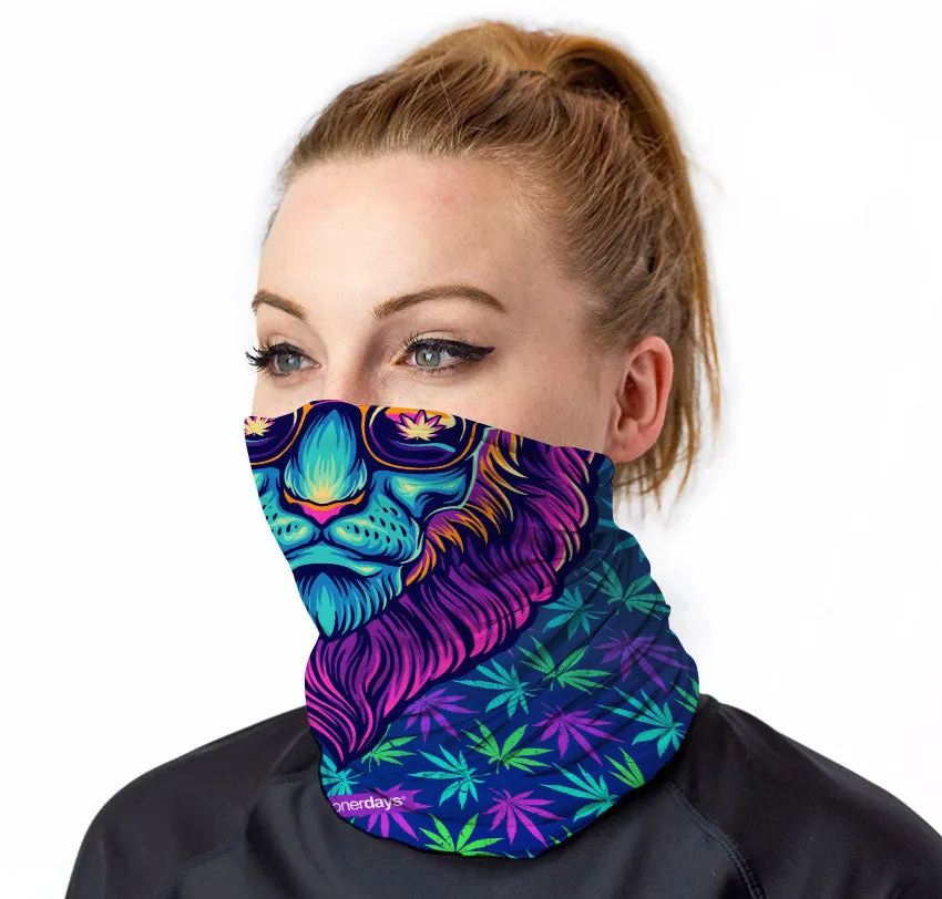 Cool Cat Lion Neck Gaiter