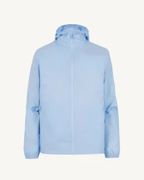 Derry waterproof packable jacket Heaven blue