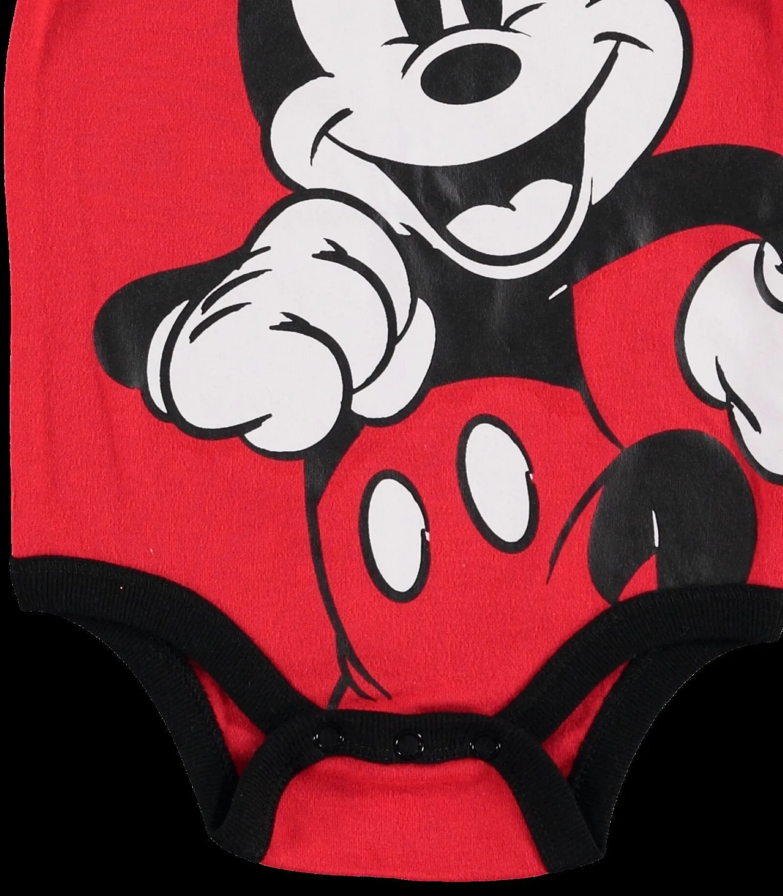 Disney Mickey Mouse Bodysuit Pants Bib and Hat 4 Piece Outfit Set