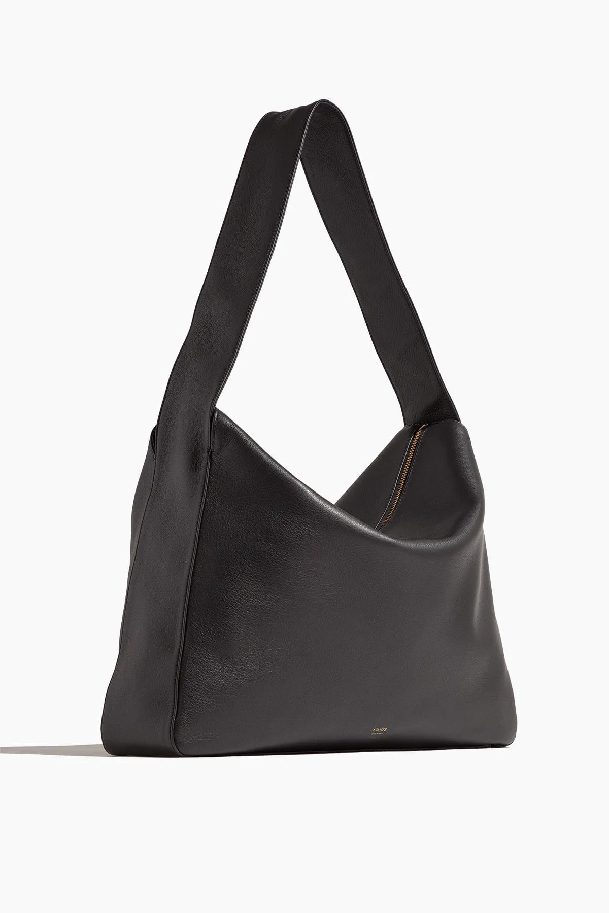 Elena Large Shoulder Bag in Black