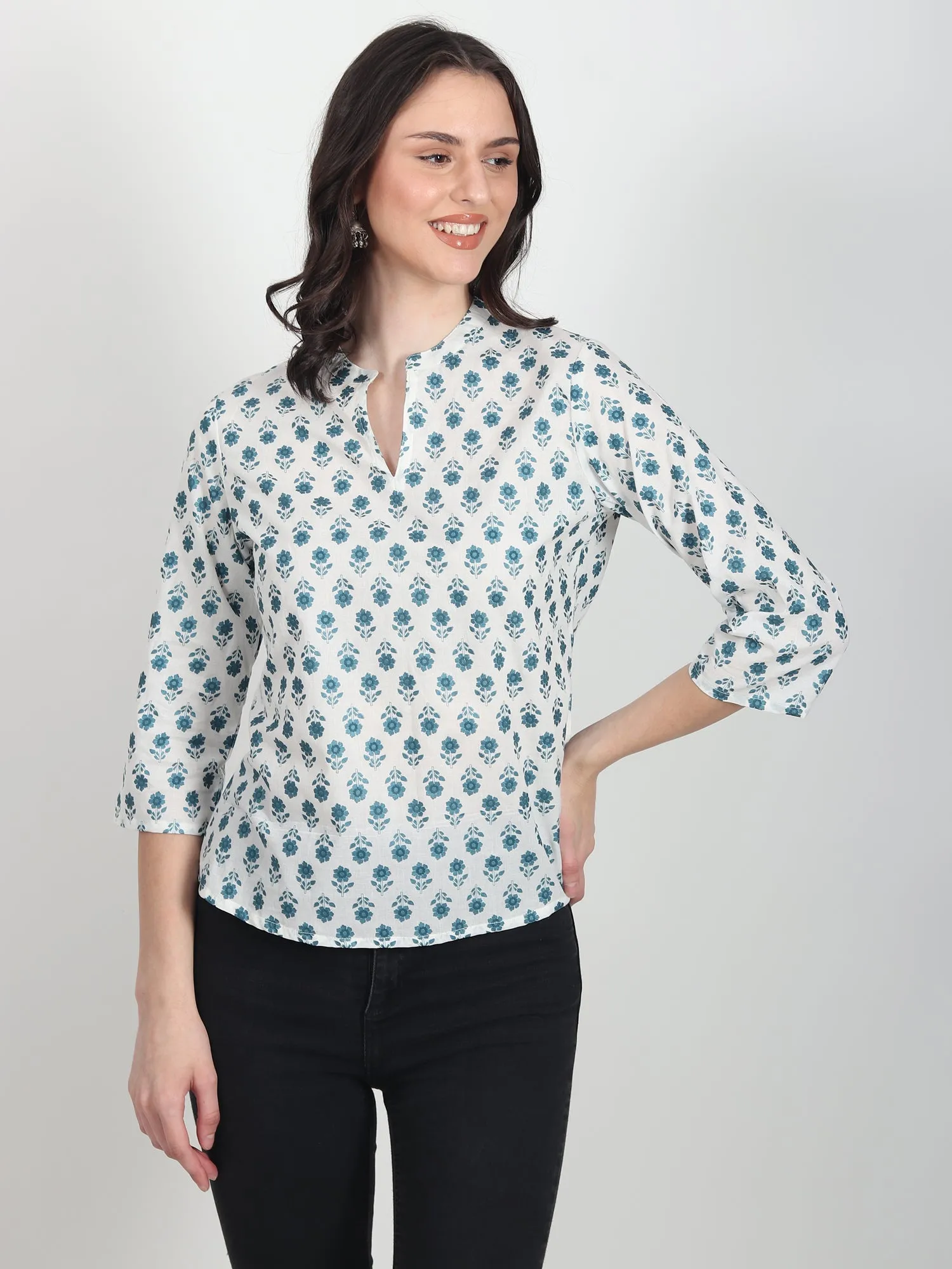 Elfrida floral printed Top