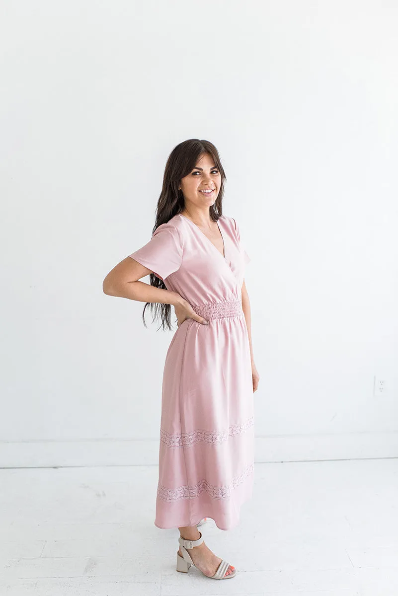 Ellie Dress in Mauve