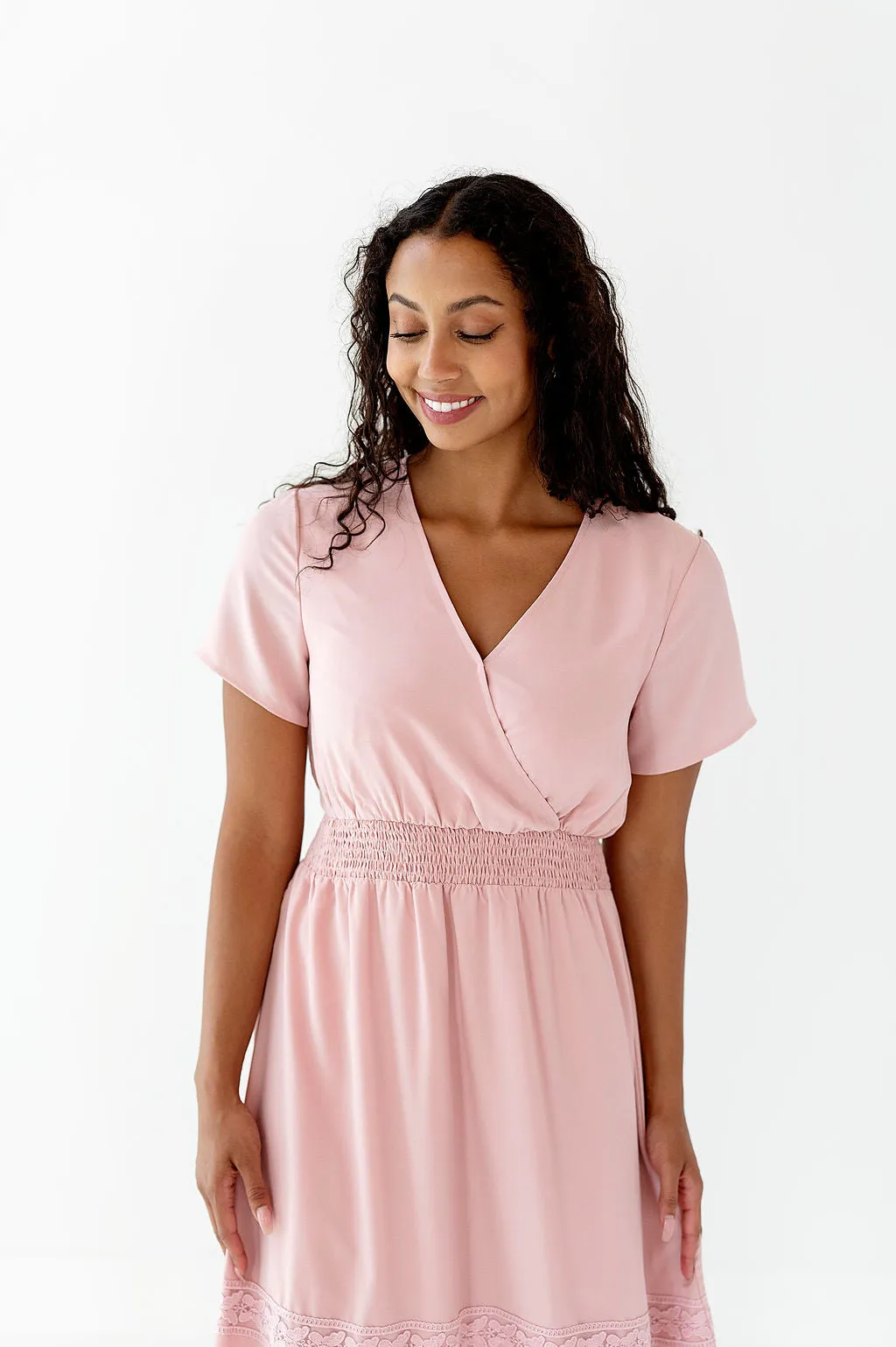 Ellie Dress in Mauve