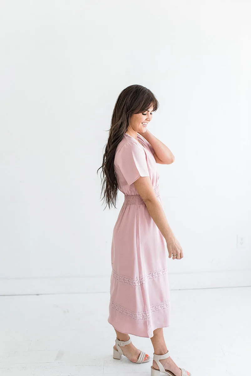 Ellie Dress in Mauve