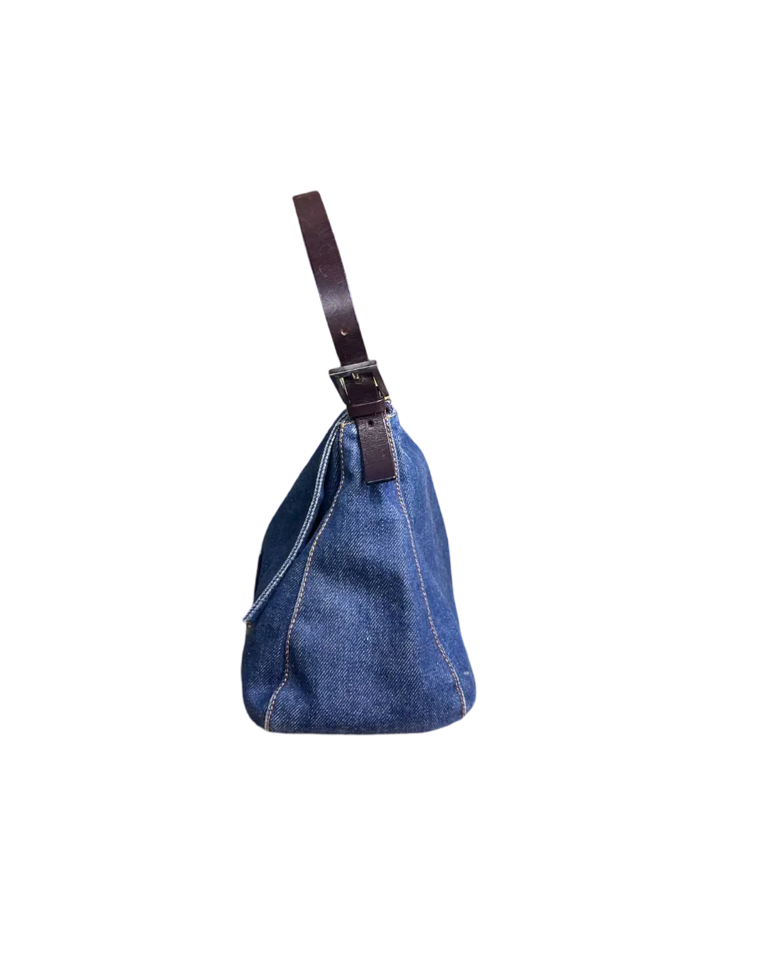 Fendi Denim Mama Bagette Shoulder Bag