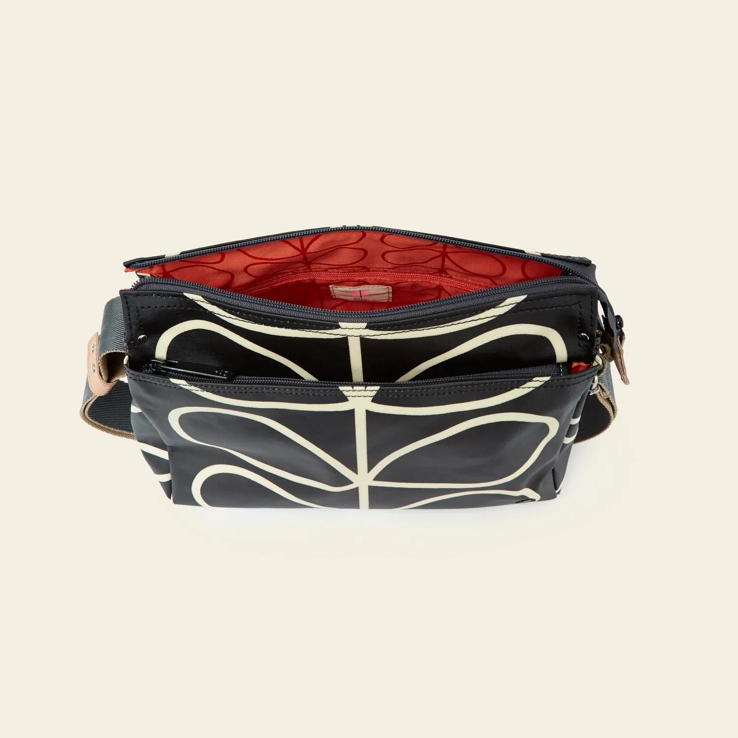 Fielder Crossbody - Linear Stem Liquorice