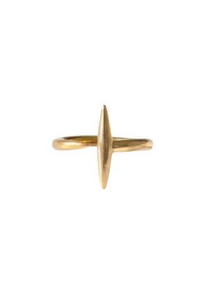 Finely Crafted Brass Quill Ring