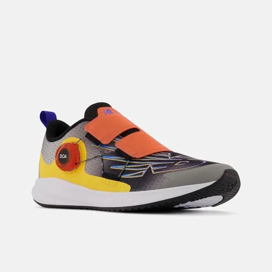 FuelCore Kid's Reveal BOA Trainer - Black with Orange and Blue