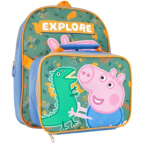 George Pig Backpack and Lunch Box Set