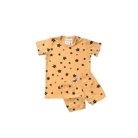 G.Nancy Stars Short Sleeve PJs - Ochre