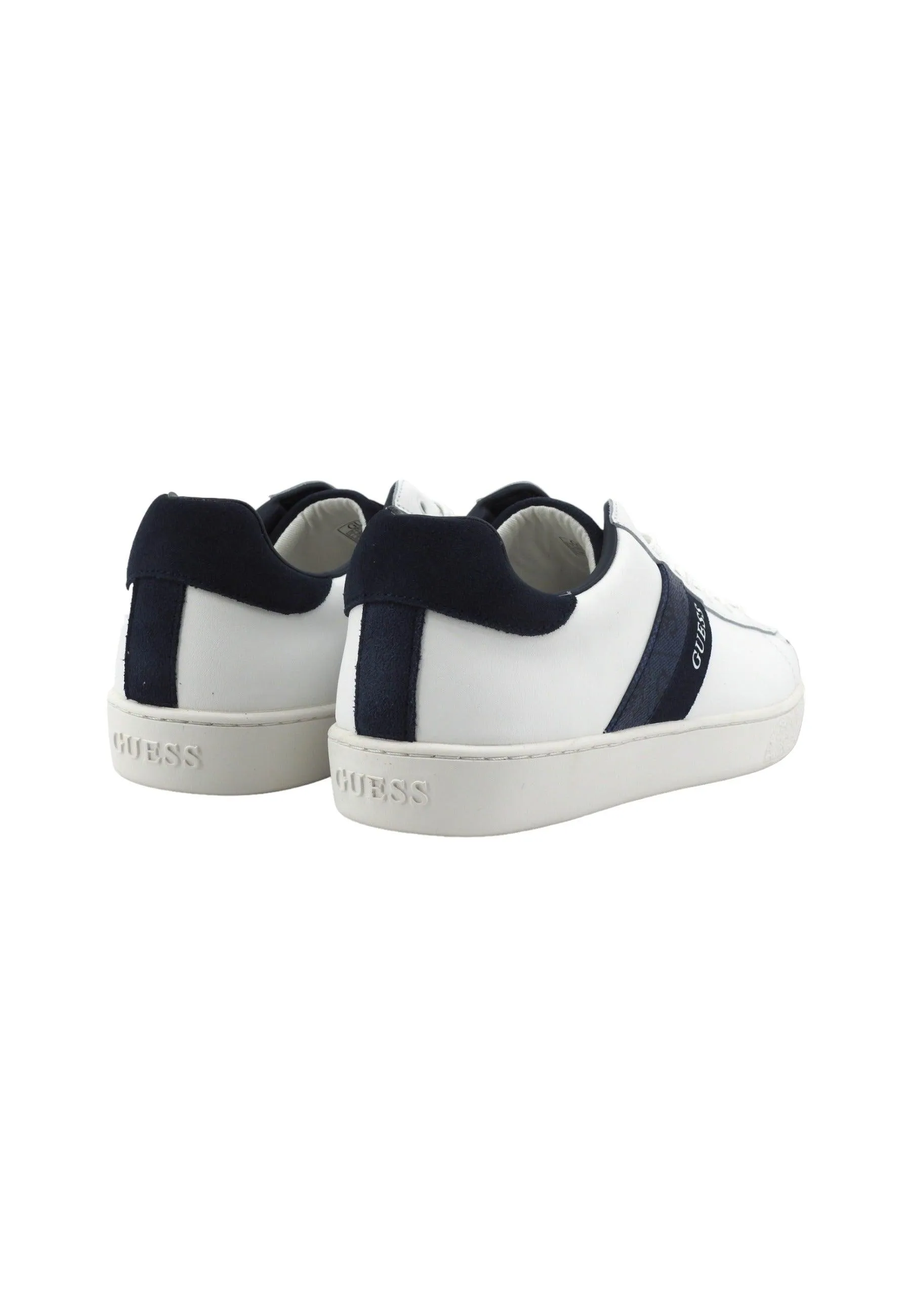 GUESS Sneaker Uomo White Blue FMPNOILEP12