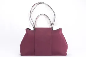 Hermes Cabag Elan 39 Dark Burgundy