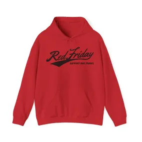 Hoodie: Red Friday Support Our Troops