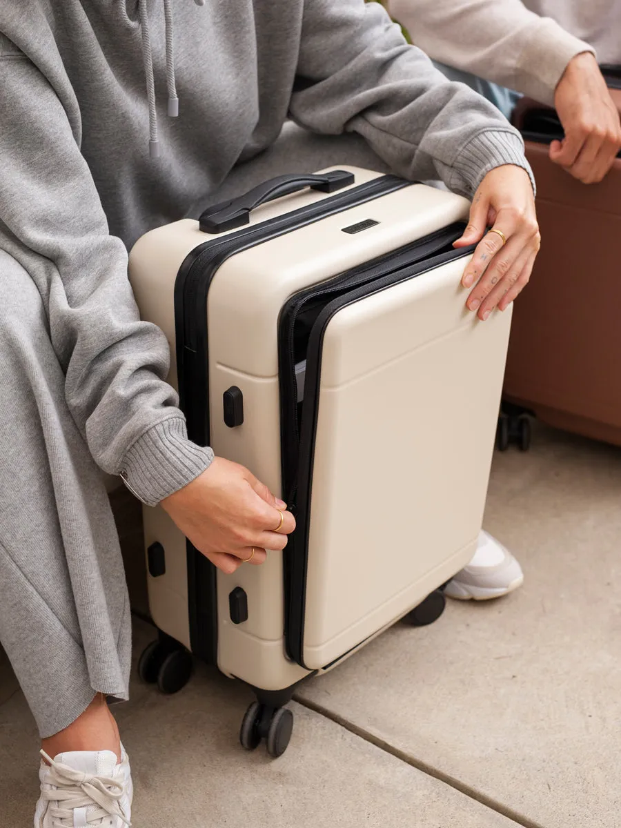 Hue Front Pocket Carry-On Luggage